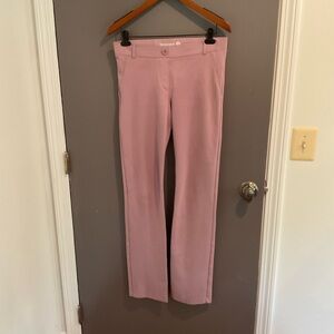 Betabrand Light Pink Flare Pants